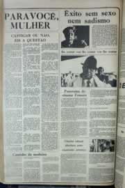 Página do jornal Correio do Ceará de março de 1976