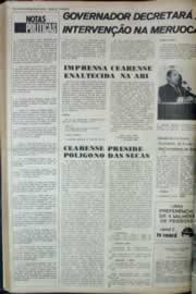 Página do jornal Correio do Ceará de março de 1976