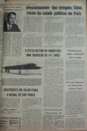 Página do jornal Correio do Ceará de março de 1976