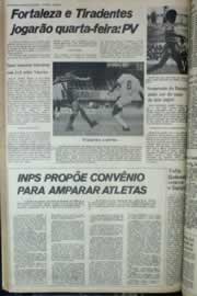 Página do jornal Correio do Ceará de março de 1976
