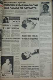 Página do jornal Correio do Ceará de março de 1976