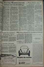 Página do jornal Correio do Ceará de março de 1976