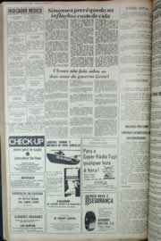 Página do jornal Correio do Ceará de março de 1976