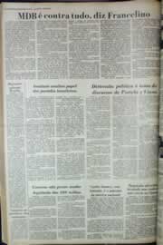 Página do jornal Correio do Ceará de março de 1976