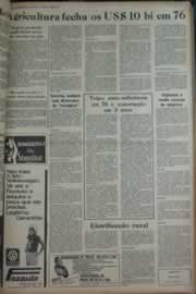 Página do jornal Correio do Ceará de março de 1976