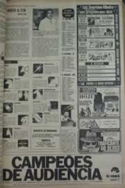 Página do jornal Correio do Ceará de março de 1976