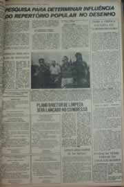 Página do jornal Correio do Ceará de março de 1976