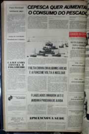 Página do jornal Correio do Ceará de março de 1976