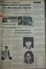 Página do jornal Correio do Ceará de março de 1976