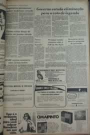 Página do jornal Correio do Ceará de março de 1976
