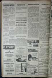 Página do jornal Correio do Ceará de março de 1976