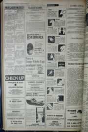 Página do jornal Correio do Ceará de março de 1976