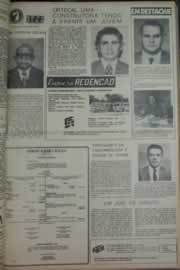 Página do jornal Correio do Ceará de março de 1976
