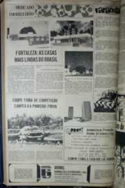 Página do jornal Correio do Ceará de março de 1976