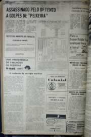 Página do jornal Correio do Ceará de março de 1976