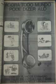 Página do jornal Correio do Ceará de março de 1976