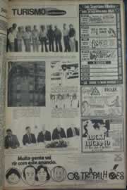 Página do jornal Correio do Ceará de março de 1976