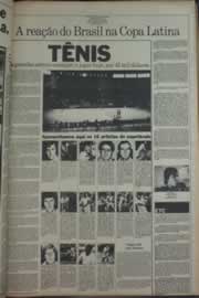 Página do jornal Correio do Ceará de março de 1976