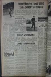 Página do jornal Correio do Ceará de março de 1976