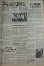 Página do jornal Correio do Ceará de abril de 1976