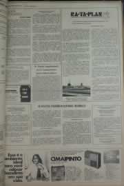 Página do jornal Correio do Ceará de abril de 1976