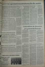 Página do jornal Correio do Ceará de abril de 1976