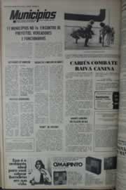 Página do jornal Correio do Ceará de abril de 1976