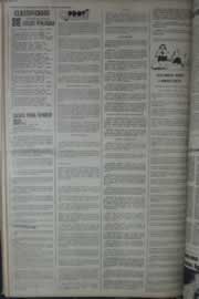 Página do jornal Correio do Ceará de abril de 1976