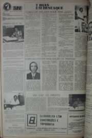 Página do jornal Correio do Ceará de abril de 1976