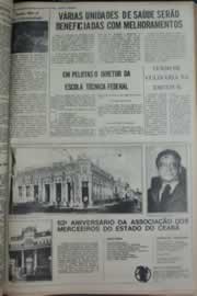 Página do jornal Correio do Ceará de abril de 1976