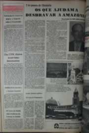 Página do jornal Correio do Ceará de abril de 1976