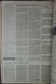 Página do jornal Correio do Ceará de abril de 1976