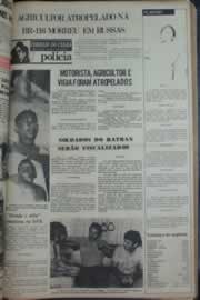 Página do jornal Correio do Ceará de abril de 1976