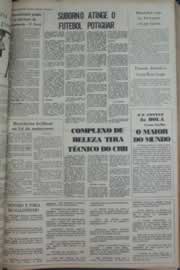 Página do jornal Correio do Ceará de abril de 1976