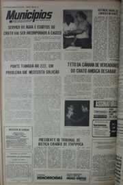 Página do jornal Correio do Ceará de abril de 1976