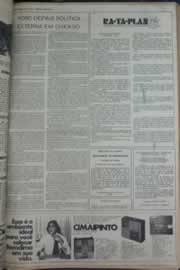 Página do jornal Correio do Ceará de abril de 1976