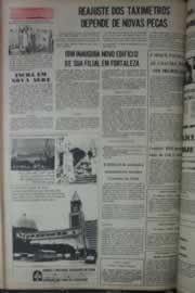 Página do jornal Correio do Ceará de abril de 1976