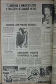 Página do jornal Correio do Ceará de abril de 1976