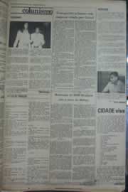 Página do jornal Correio do Ceará de abril de 1976