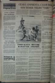 Página do jornal Correio do Ceará de abril de 1976