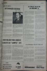 Página do jornal Correio do Ceará de abril de 1976