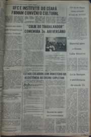 Página do jornal Correio do Ceará de abril de 1976