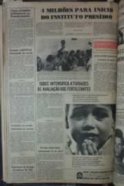 Página do jornal Correio do Ceará de abril de 1976
