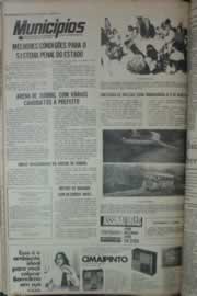 Página do jornal Correio do Ceará de abril de 1976