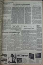 Página do jornal Correio do Ceará de abril de 1976