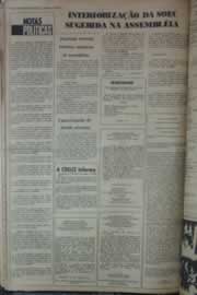 Página do jornal Correio do Ceará de abril de 1976