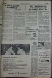 Página do jornal Correio do Ceará de abril de 1976