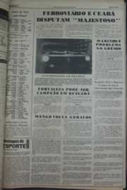 Página do jornal Correio do Ceará de abril de 1976