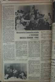 Página do jornal Correio do Ceará de abril de 1976