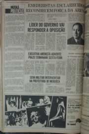 Página do jornal Correio do Ceará de abril de 1976